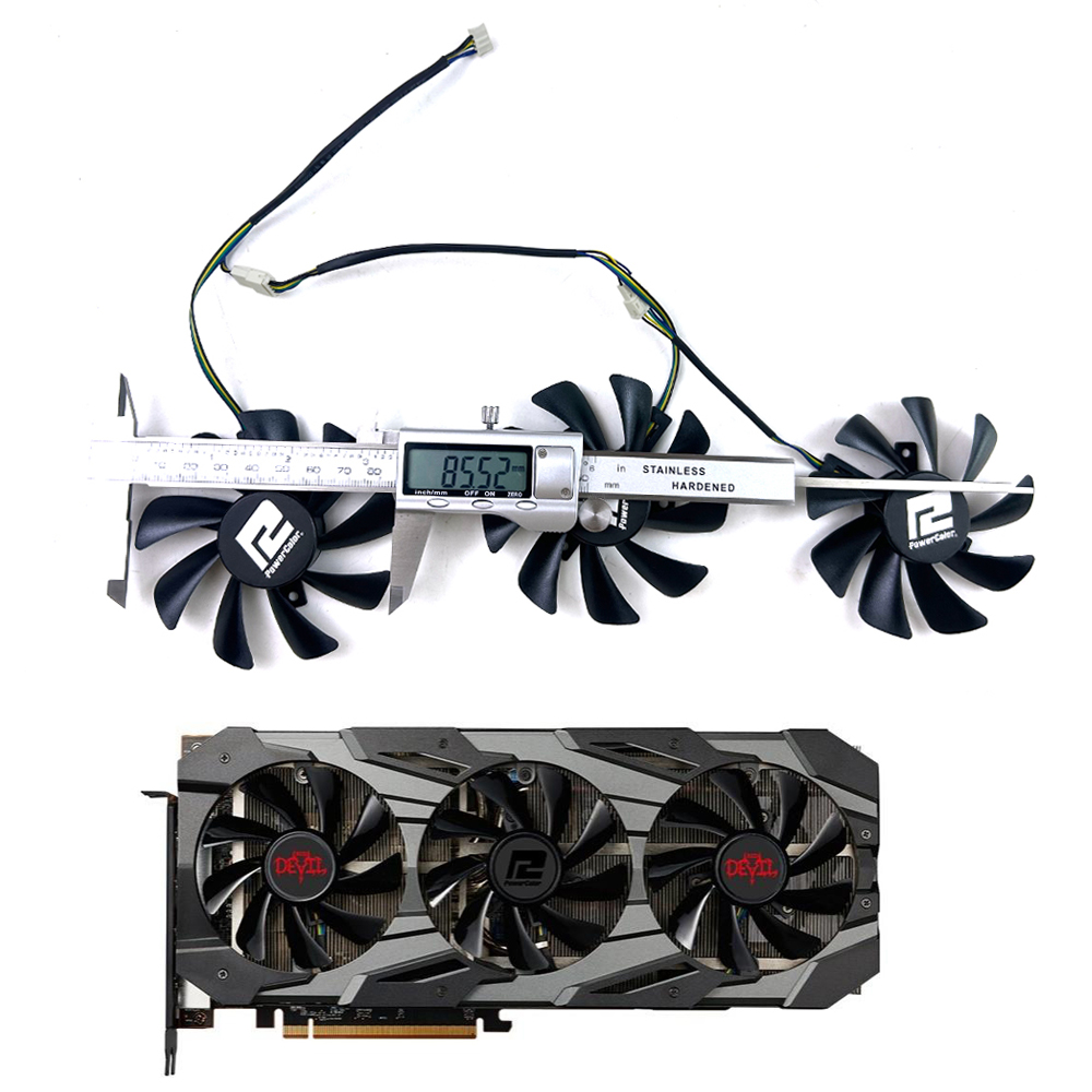 Rx 5700 Xt 8Gb Video Card - Nouveau ventilateur de refroidissement 4PIN T129215BU