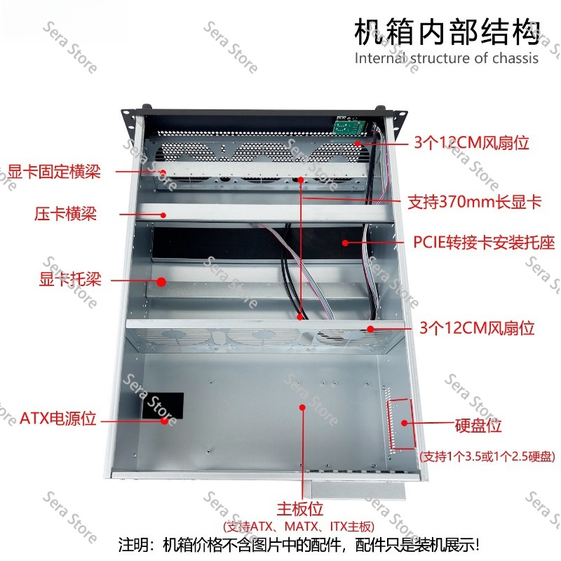 Châssis 4U pour plusieurs cart - 8 Gpu 4U Server Chassis avis et prix